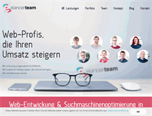 Tablet Screenshot of elancer-team.de